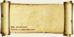 Hana Stoparić vizit kartica